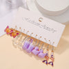 Wholesale Women's Simple Geometric Plastic And Resin Butterfly Earrings