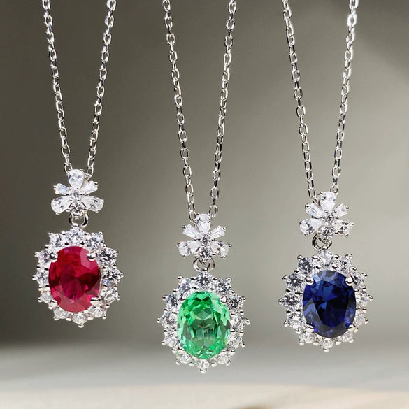 Wholesale Women's Simple Geometric S925 Silver Star Pendant Necklace With O Word Chain And Electroplating