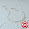 Wholesale Women's Simple Geometric S925 Sterling Silver Bracelet With Electroplating Treatment