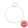 Wholesale Women's Simple Geometric S925 Sterling Silver Bracelet With Electroplating Treatment