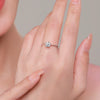 Wholesale Women's Simple Geometric S925 Sterling Silver Ring