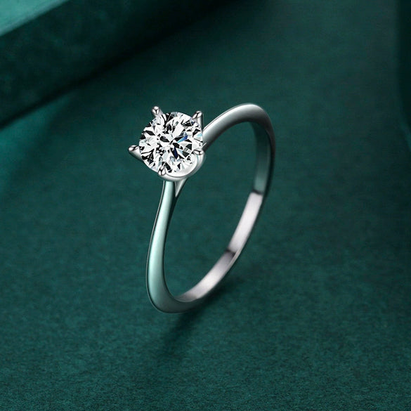 Wholesale Women's Simple Geometric S925 Sterling Silver Ring
