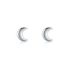 Wholesale Women's Simple Geometric S925 Sterling Silver Star Moon Triangle Earrings Platinum Plated Antiallergy Jewelry