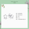 Wholesale Women's Simple Geometric S925 Sterling Silver Star Moon Triangle Earrings Platinum Plated Antiallergy Jewelry