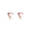 Wholesale Women's Simple Geometric S925 Sterling Silver Star Moon Triangle Earrings Platinum Plated Antiallergy Jewelry