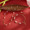 Wholesale Women's Simple Geometric Silver Electroplated Pearl Bracelet