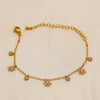 Wholesale Women's Simple Geometric Stainless Steel Electroplated And Colored Sixpointed Star Bracelet