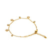 Wholesale Women's Simple Geometric Stainless Steel Electroplated And Colored Sixpointed Star Bracelet