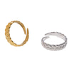 Wholesale Women's Simple Geometric Stainless Steel Electroplated Ring Hand Jewelry