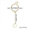 Wholesale Women's Simple Geometric Stainless Steel Electroplated Zirconinlaid Multilayer Finger Chain Bracelet