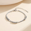 Wholesale Women's Simple Geometric Stainless Steel 18K Gold Plated Foot Rings