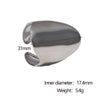 Wholesale Women's Simple Geometric Stainless Steel Open Ring With Electroplating