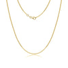 Wholesale Women's Simple Geometric 925 Sterling Silver O Word Chain Necklace With Electroplating