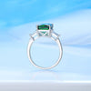 Wholesale Women's Simple Geometric 925 Sterling Silver Ring With Diamond Design