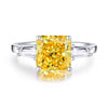 Wholesale Women's Simple Geometric 925 Sterling Silver Ring With Diamond Design