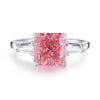 Wholesale Women's Simple Geometric 925 Sterling Silver Ring With Diamond Design