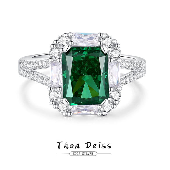 Wholesale Women's Simple Geometric Style S925 Sterling Silver Ring Set With Diamonds