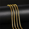 Wholesale Women's Simple Geometric Titanium Steel Necklace With Mixed Gemstone Setting And Diamond Setting Pendant