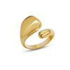 Wholesale Women's Simple Geometric 316L Stainless Steel Ring With Electroplating