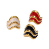 Wholesale Women's Simple Geometric Ushaped 18K Goldplated Stainless Steel Open Ring Jewelry