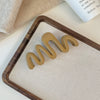 Wholesale Women's Simple Geometric Wave Shark Clip Hair Grip