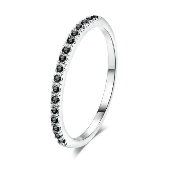 Wholesale Women's Simple Geometric Zircon Microembedded Rose Goldplated Copper Ring