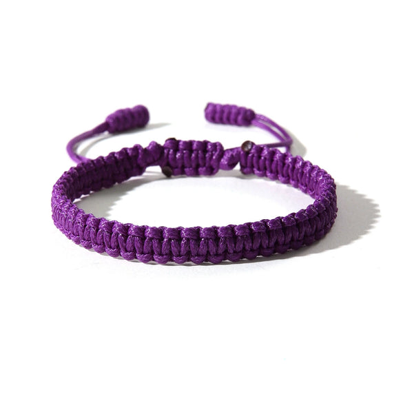 Wholesale Women's Simple Handwoven Geometric Style Waterproof Adjustable Surfer Bracelet