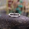 Wholesale Women's Simple Highend Niche Brass Zircon Geometric Ring Jewelry