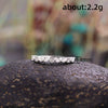 Wholesale Women's Simple Highend Niche Brass Zircon Geometric Ring Jewelry