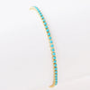 Wholesale Women's Simple Inlaid Zircon Copper Bracelet