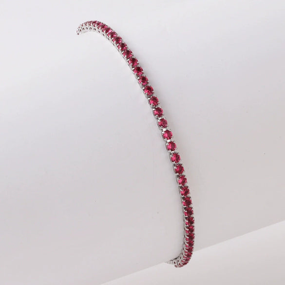 Wholesale Women's Simple Inlaid Zircon Copper Bracelet