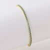 Wholesale Women's Simple Inlaid Zircon Copper Bracelet