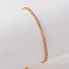 Wholesale Women's Simple Inlaid Zircon Copper Bracelet