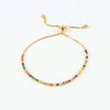 Wholesale Women's Simple Inlaid Zircon Copper Bracelet