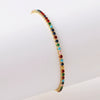 Wholesale Women's Simple Inlaid Zircon Copper Bracelet