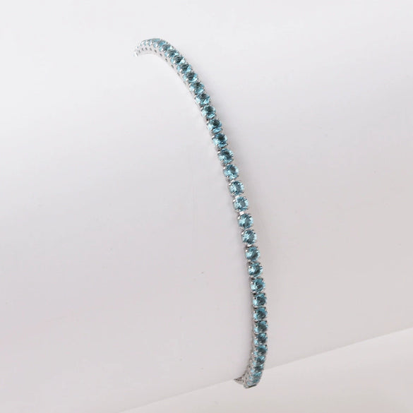 Wholesale Women's Simple Inlaid Zircon Copper Bracelet