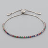 Wholesale Women's Simple Inlaid Zircon Copper Bracelet