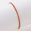 Wholesale Women's Simple Inlaid Zircon Copper Bracelet