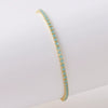 Wholesale Women's Simple Inlaid Zircon Copper Bracelet