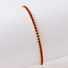 Wholesale Women's Simple Inlaid Zircon Copper Bracelet