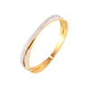 Wholesale Women's Simple Light Luxury Titanium Steel Double Row Star Drill Staggered Bracelet Gold Plated