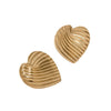 Wholesale Women's Simple Loveshaped Electroplated Stainless Steel Earrings
