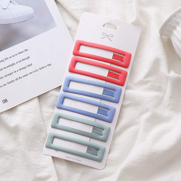 Wholesale Women's Simple Metal Bb Clip Headwear With Baking Paint Process