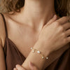 Wholesale Women's Simple Minimalist Geometric 925 Silver Electroplated Bracelet Jewelry