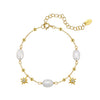 Wholesale Women's Simple Minimalist Geometric 925 Silver Electroplated Bracelet Jewelry