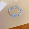 Wholesale Women's Simple Minimalist Handmade Imitation Pearl Starfish Shell Bracelet Jewelry