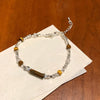 Wholesale Women's Simple Minimalist Handmade Imitation Pearl Starfish Shell Bracelet Jewelry