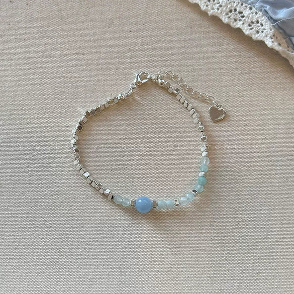 Wholesale Women's Simple Minimalist Handmade Imitation Pearl Starfish Shell Bracelet Jewelry