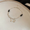 Wholesale Women's Simple Minimalist Handmade Imitation Pearl Starfish Shell Bracelet Jewelry