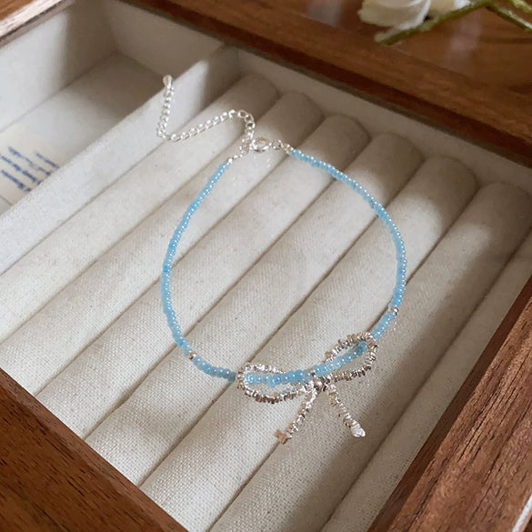 Wholesale Women's Simple Minimalist Handmade Imitation Pearl Starfish Shell Bracelet Jewelry